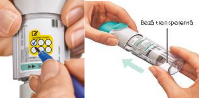 Marcați cartuşul 3